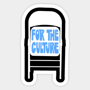 Folding Chair For The Culture Sticker